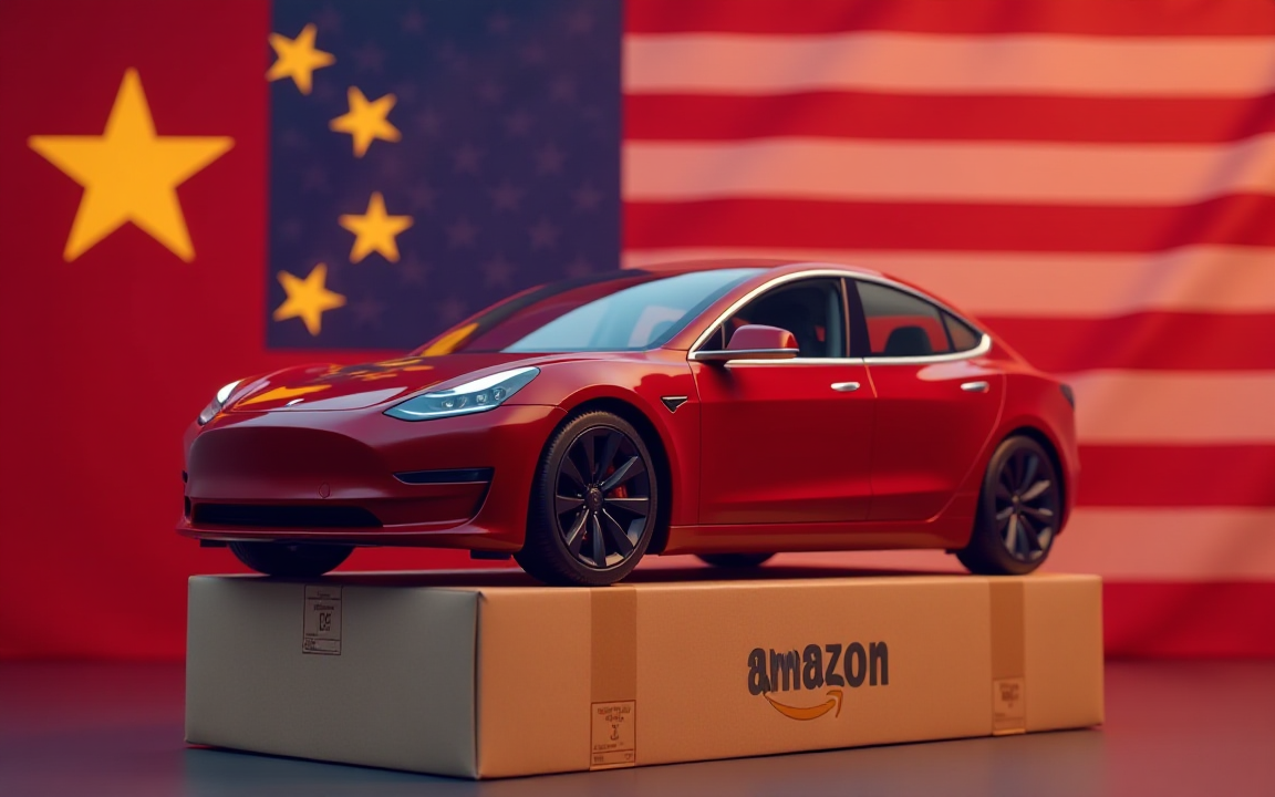 Tsla stock price, AMZN stock price, US China trade deal