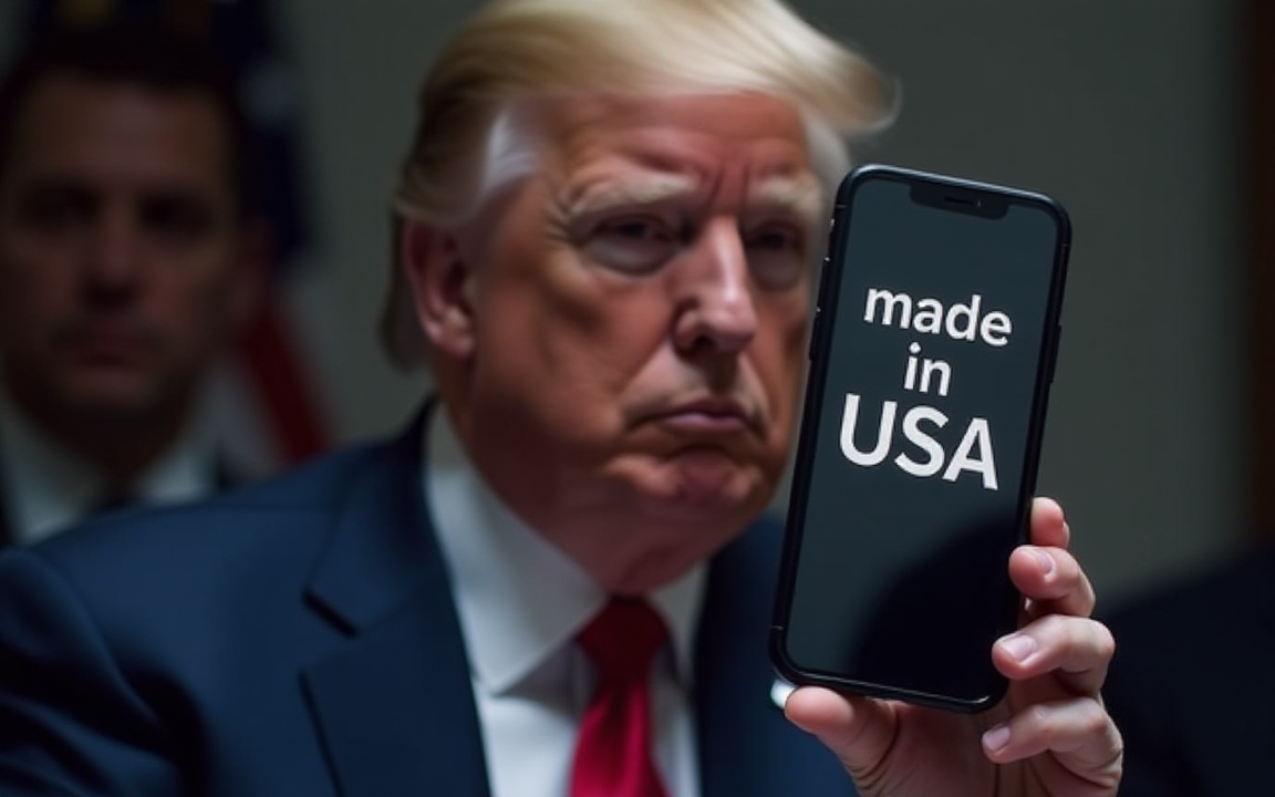 Trump and Apple CEO, Qatar, Trump and Tim Cook
