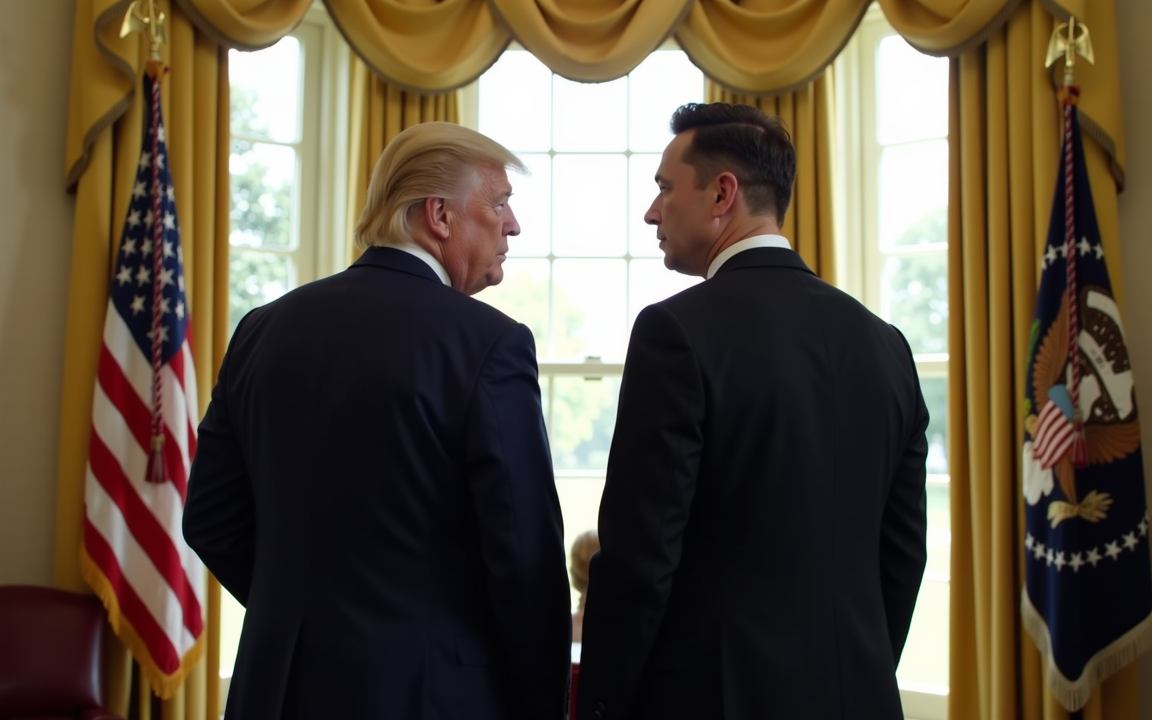Trump says he wants Elon Musk’s companies to “thrive like never before.”